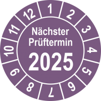 P0023 Prüfplakette Nächster Prüftermin 2025 
