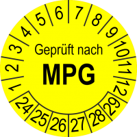 P0108 Prüfplakette geprüft nach MPG 