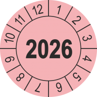 P0120 Prüfplakette Jahreszahl Prüfzeitpunkt 2026 
